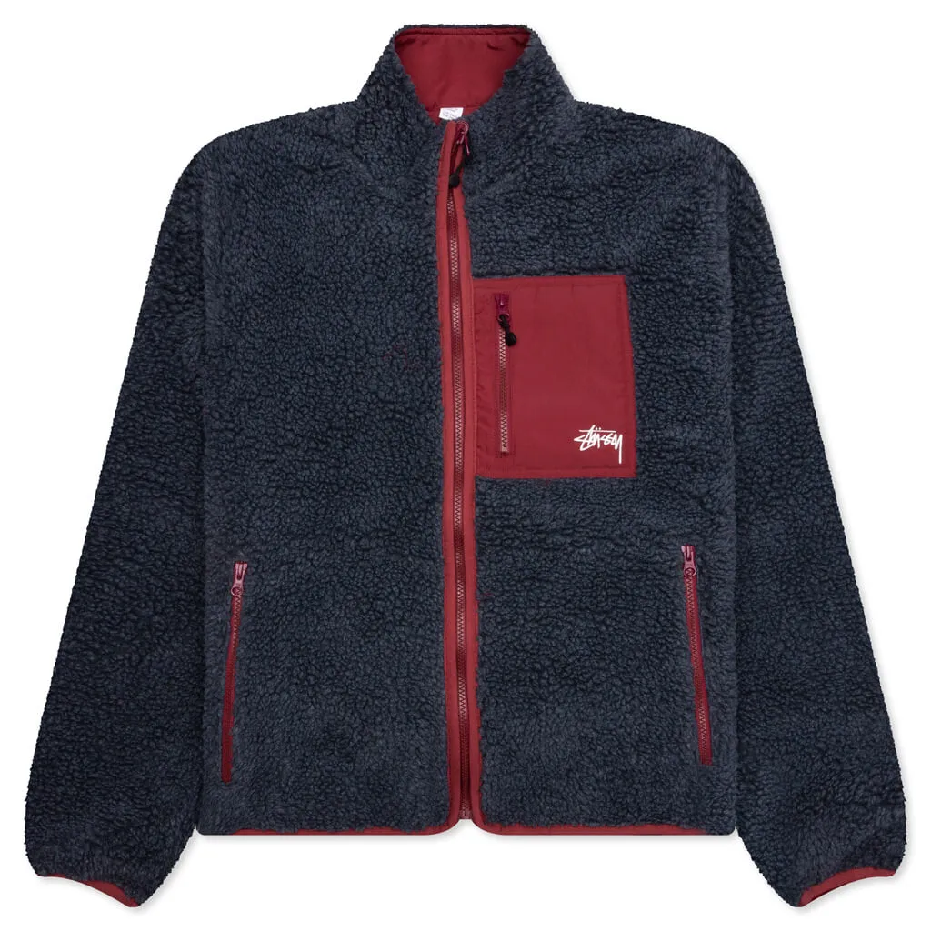 Sherpa Reversible Jacket - Smoke