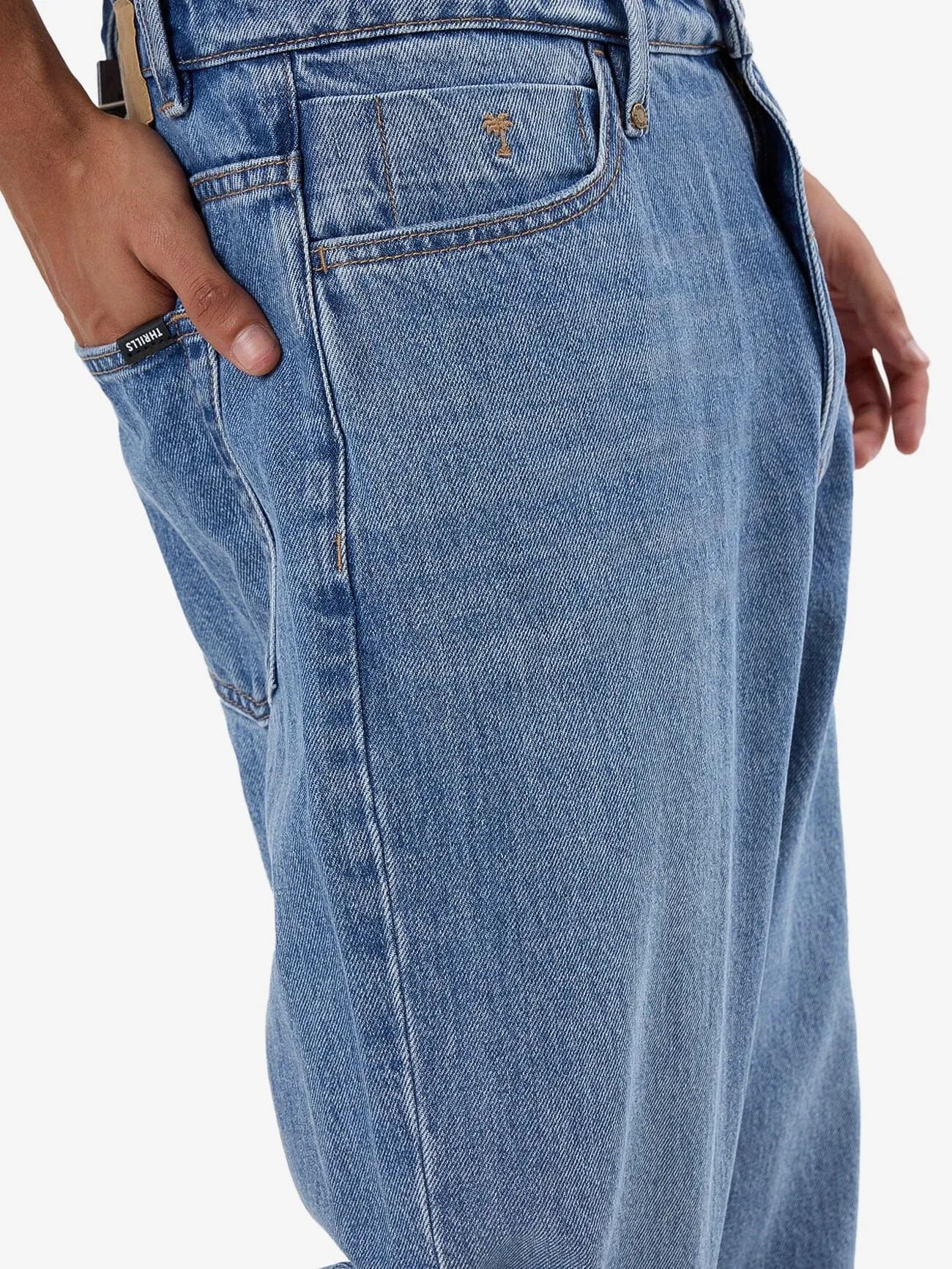 Slacker Relaxed Denim Jean - Dark Dust Blue