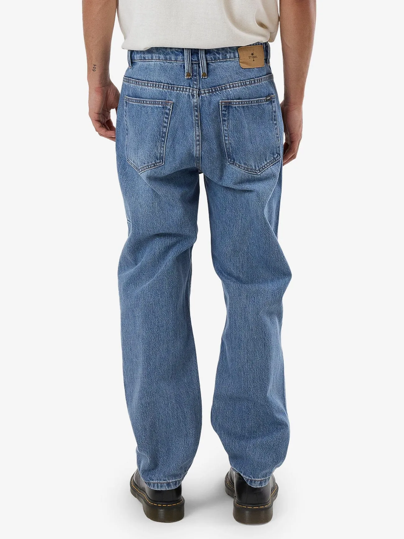 Slacker Relaxed Denim Jean - Dark Dust Blue