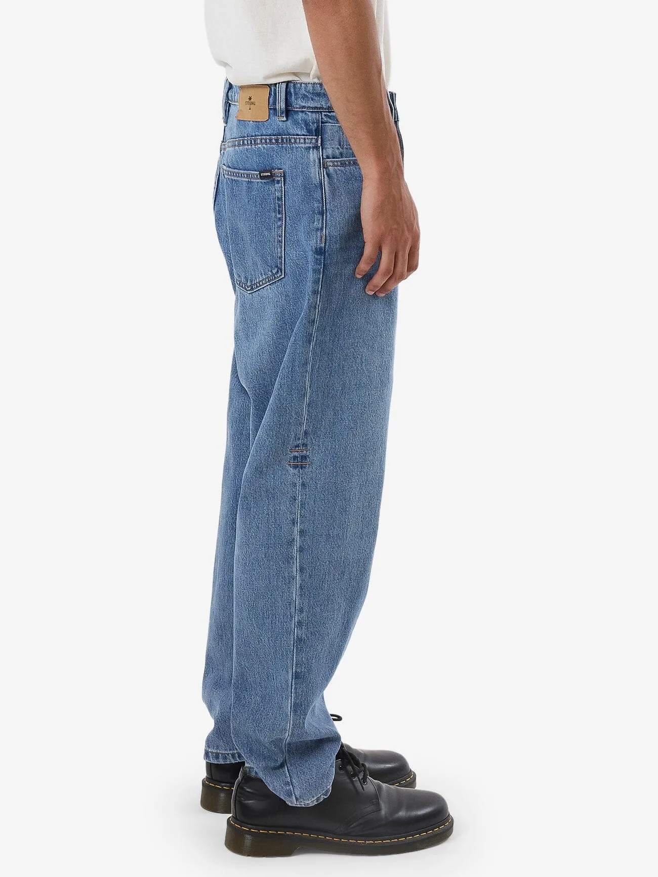 Slacker Relaxed Denim Jean - Dark Dust Blue