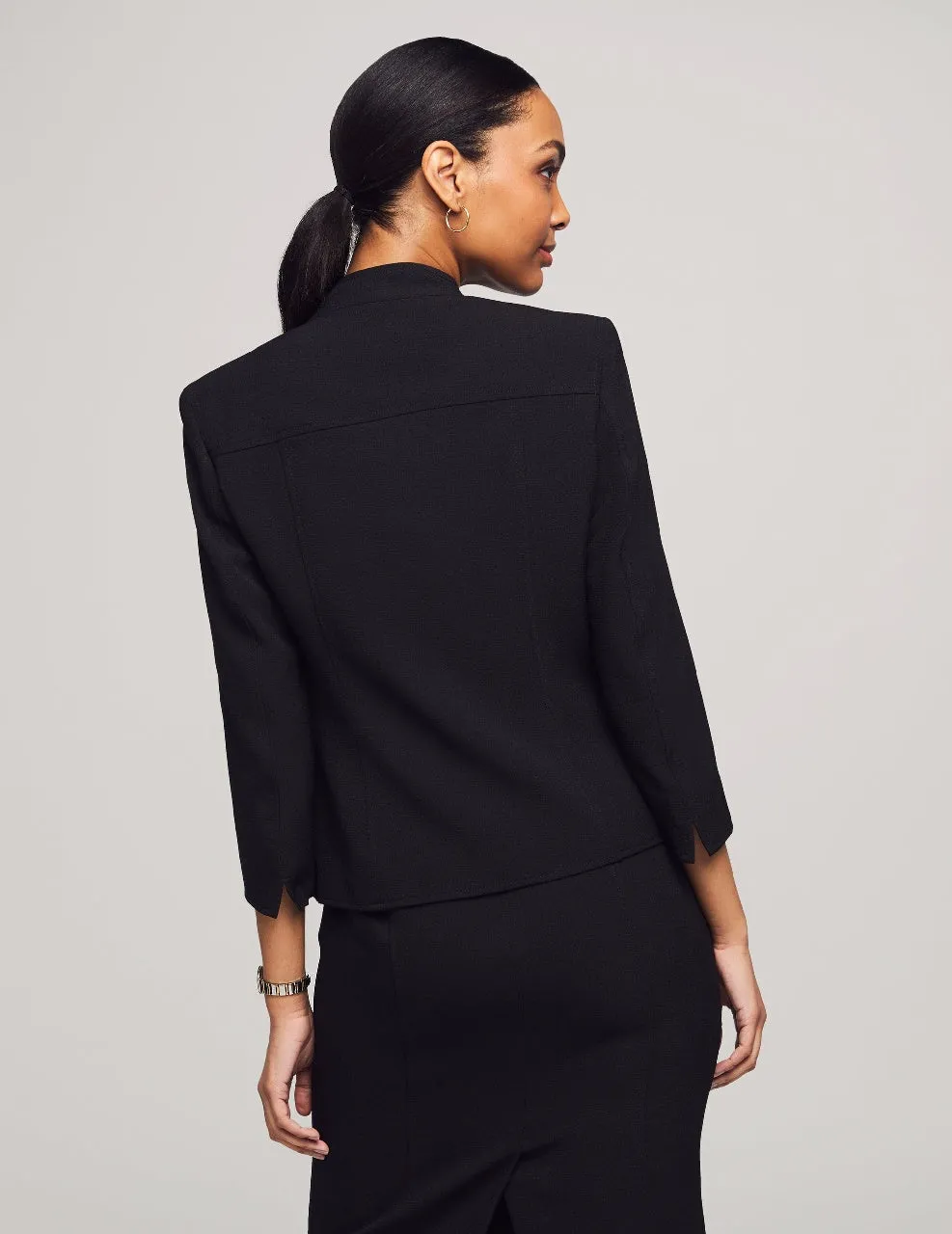 Stand Collar Blazer