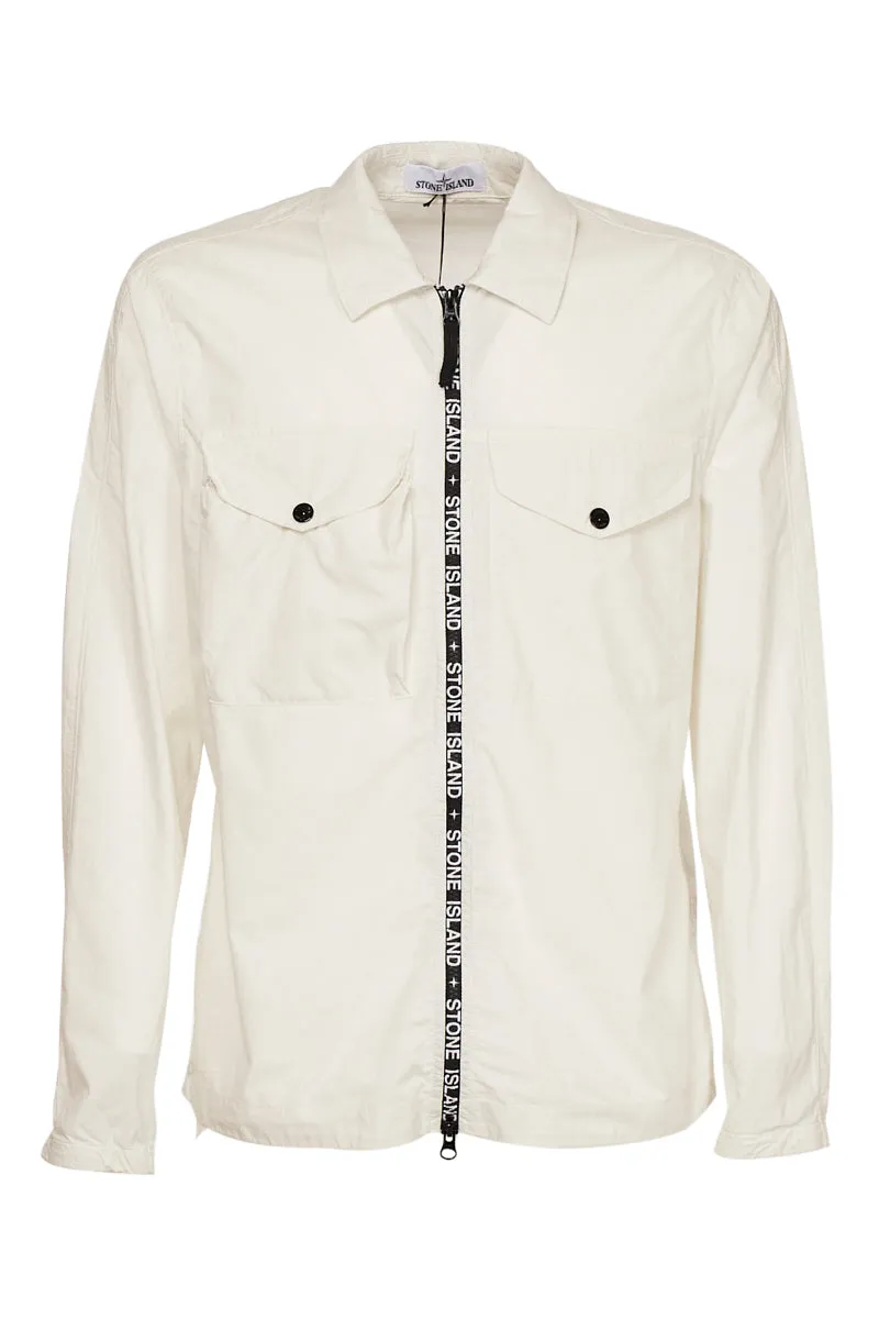 Stone Island Zipped Stretch Overshirt