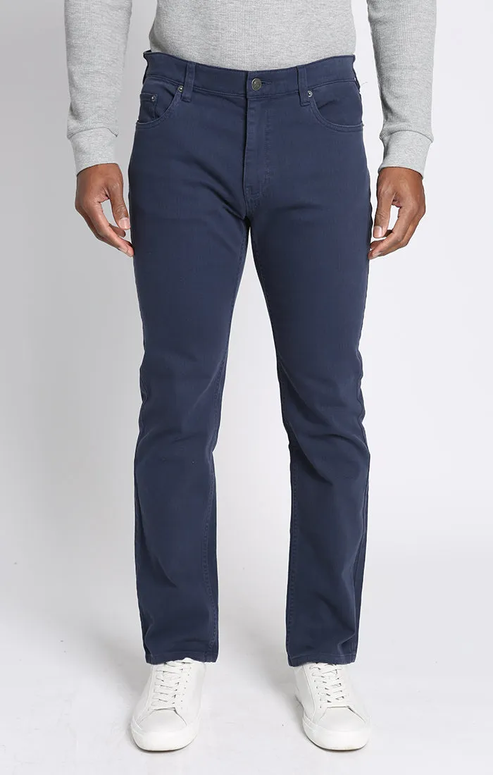 Straight Fit 5 Pocket Stretch Bull Denim Pant