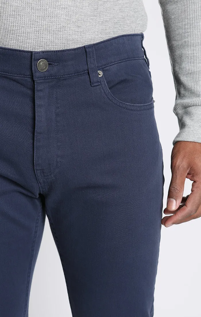 Straight Fit 5 Pocket Stretch Bull Denim Pant