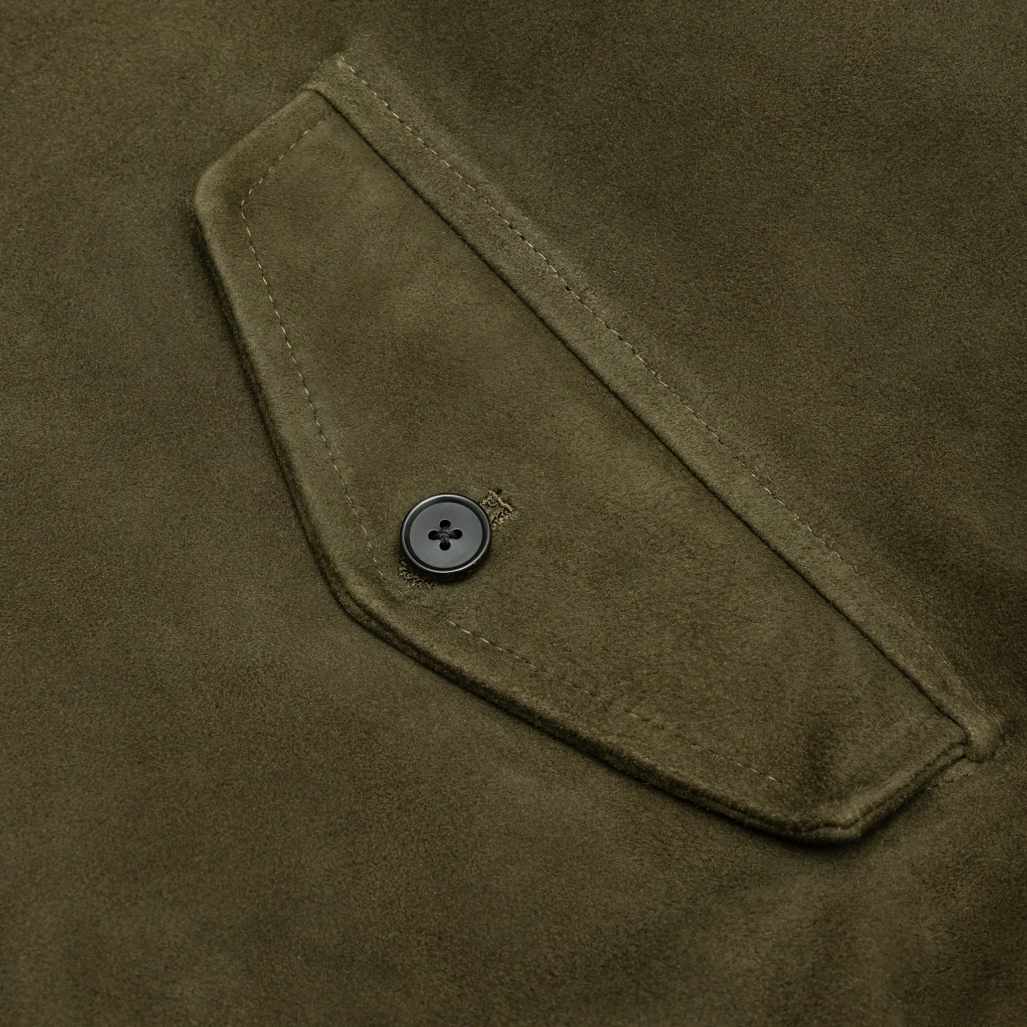 SUEDE LEATHER HARRINGTON JACKET