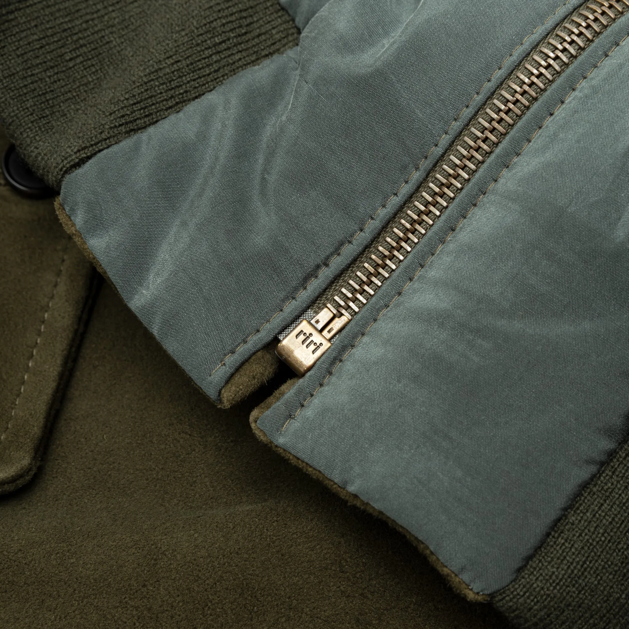 SUEDE LEATHER HARRINGTON JACKET