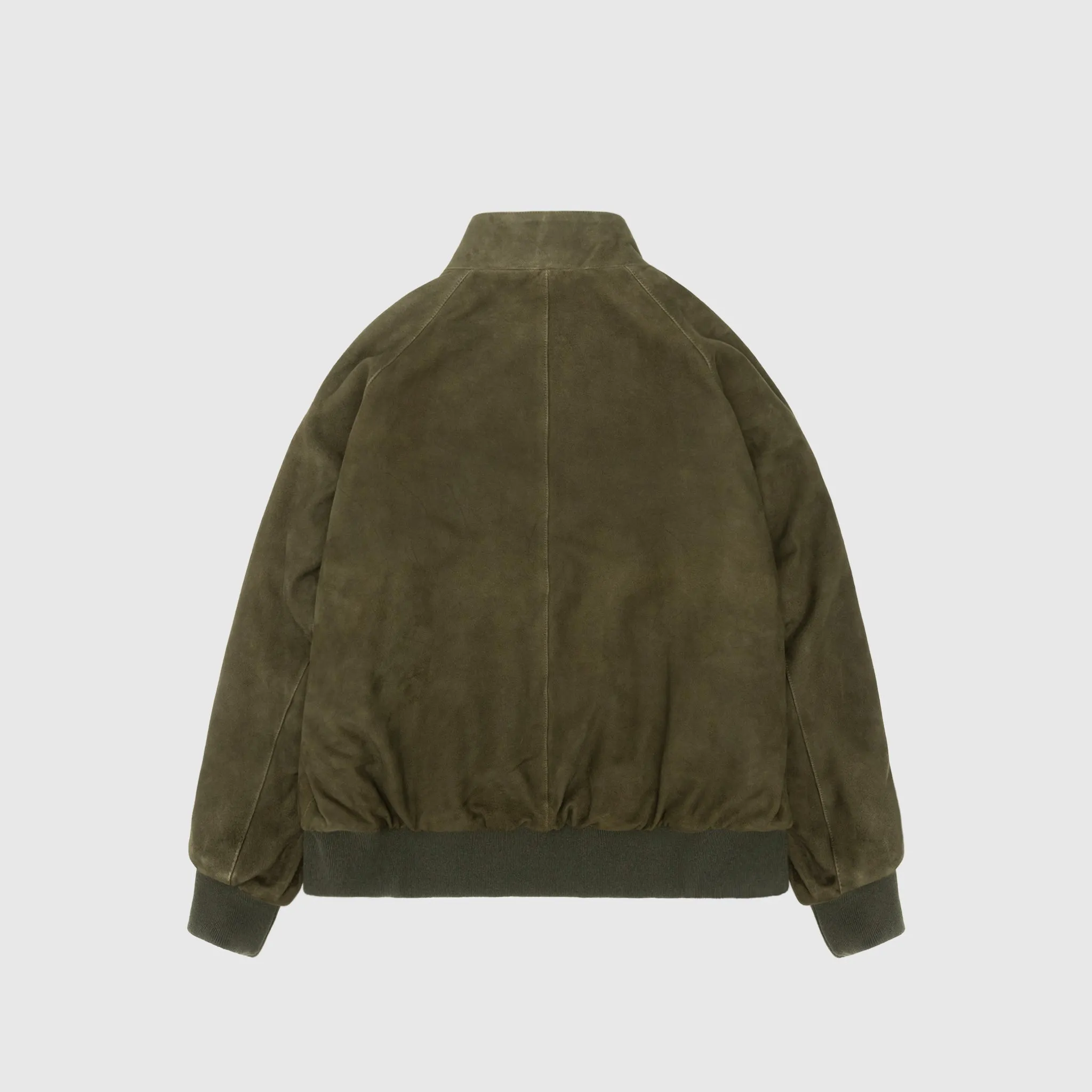 SUEDE LEATHER HARRINGTON JACKET
