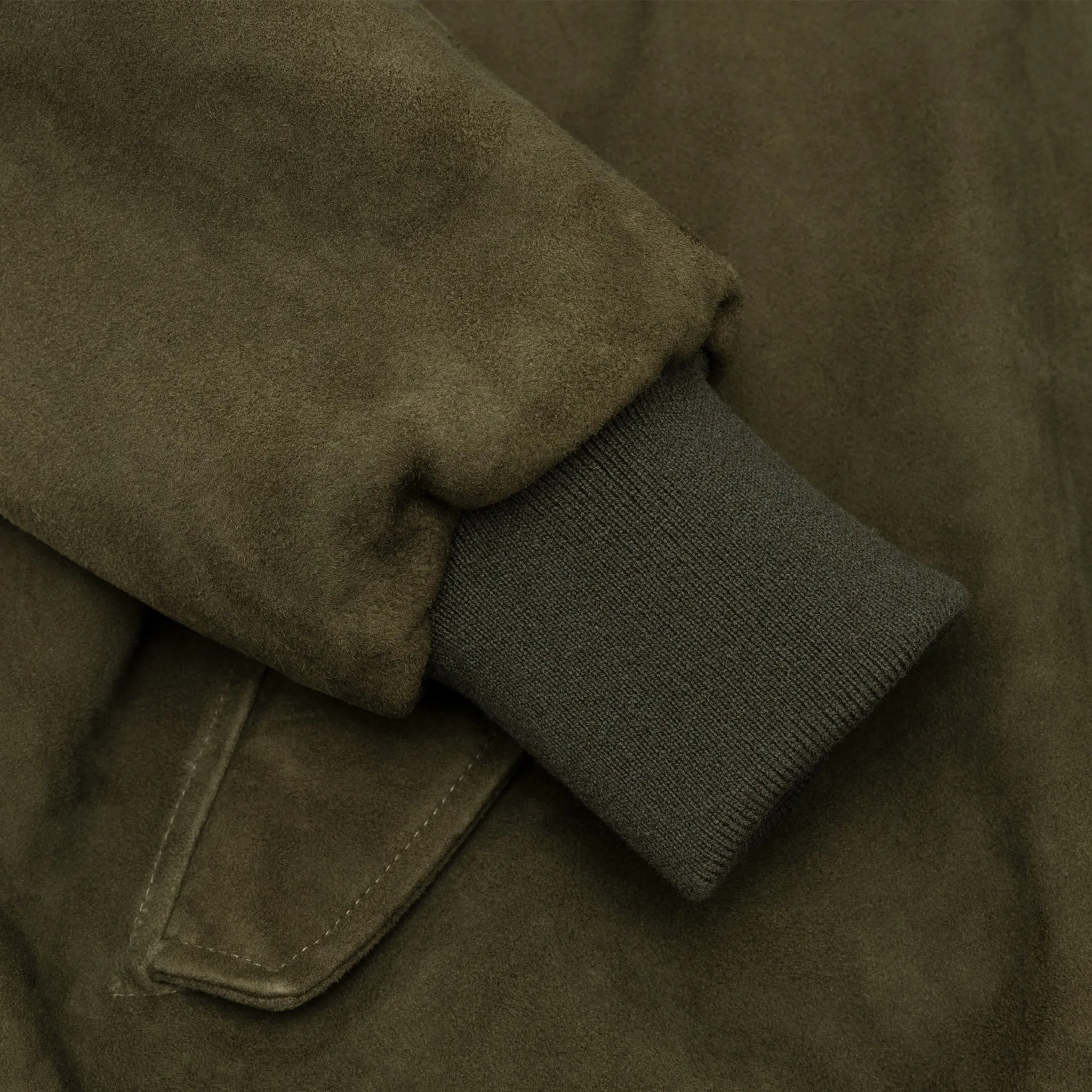 SUEDE LEATHER HARRINGTON JACKET