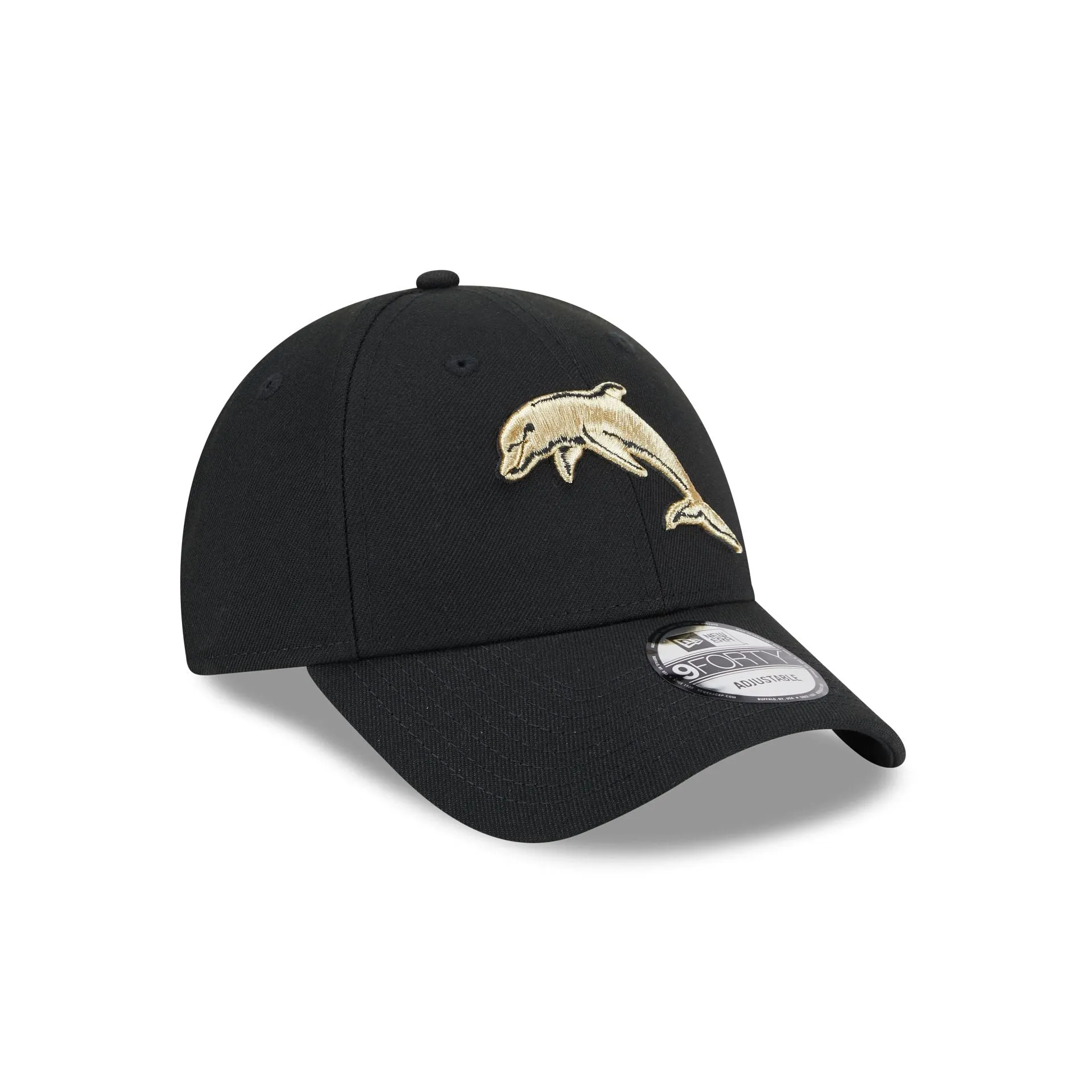 The Dolphins NRL Supporter Black Gold 9FORTY Snapback