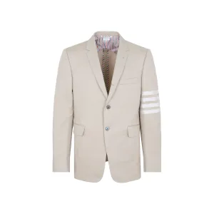 Thom Browne 4-Bar Single-Breasted Blazer