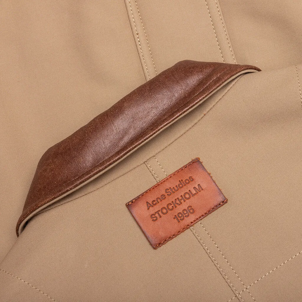 Twill Jacket - Khaki Beige