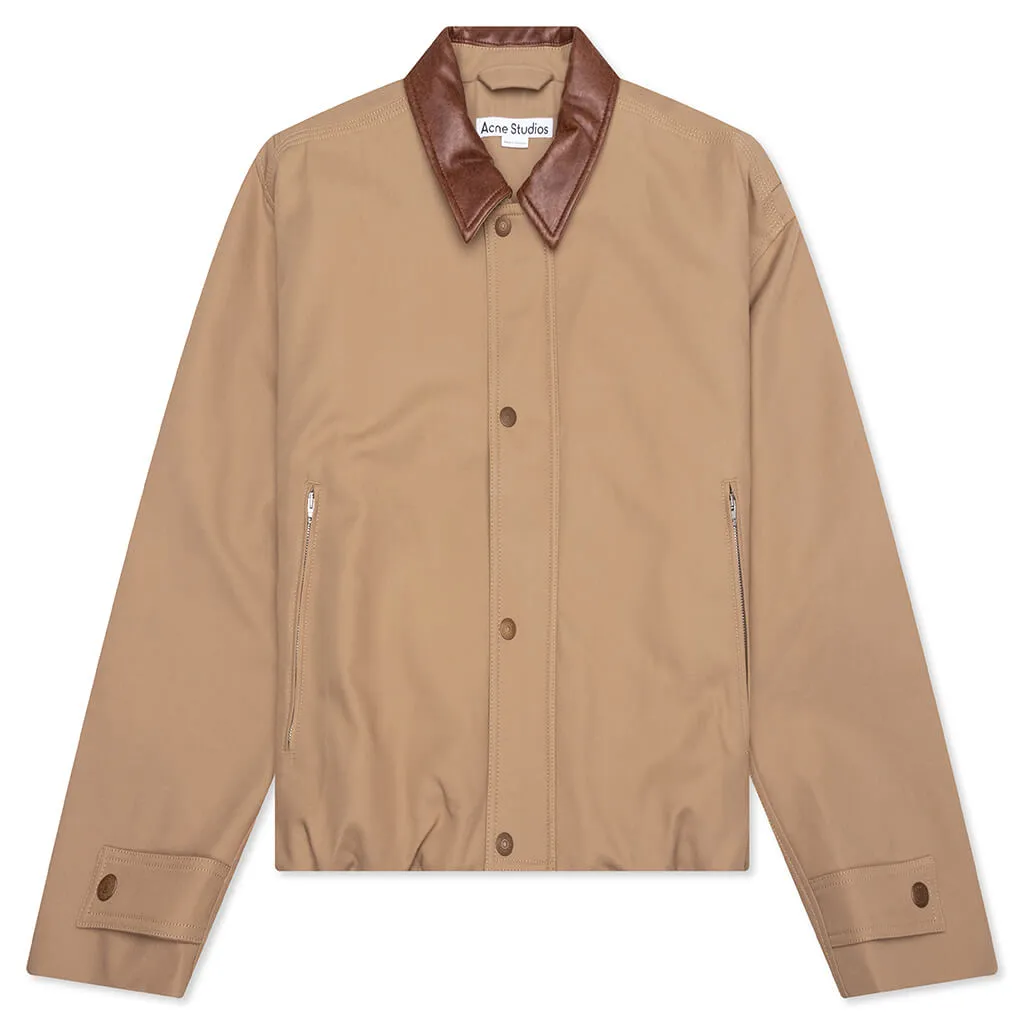 Twill Jacket - Khaki Beige