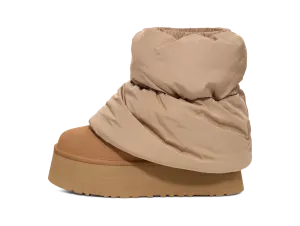 UGG Classic Mini Dipper Puffer Boot Amphora Chestnut