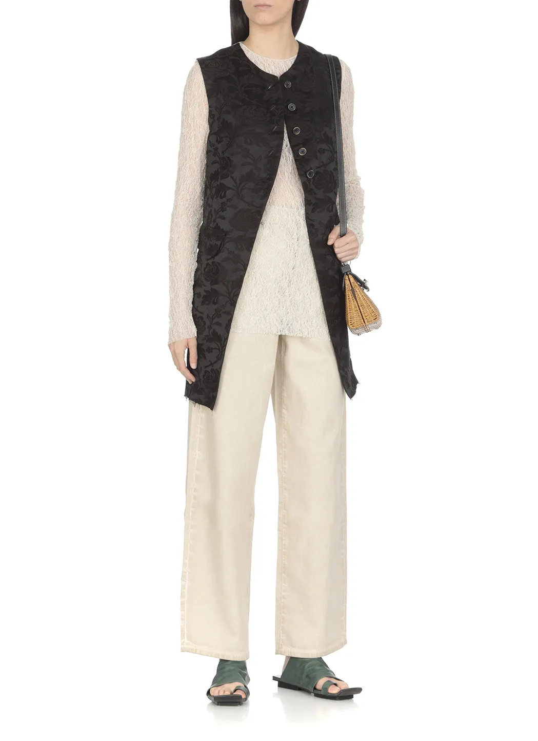 Uma Wang Cut-Out Sleeveless Gilet
