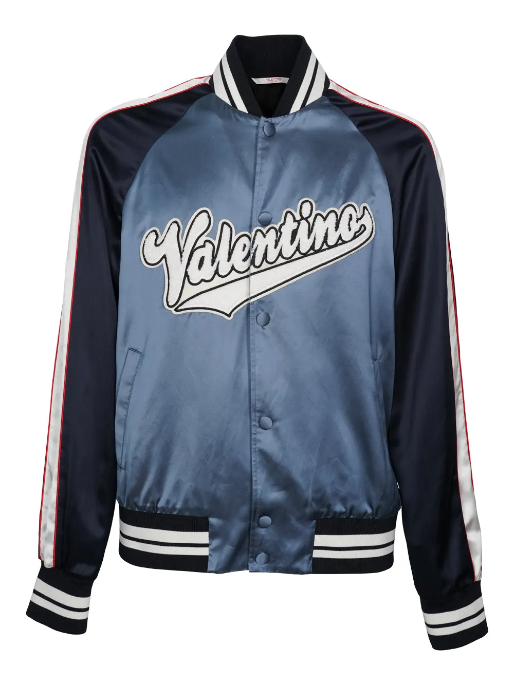 Valentino Logo Embroidered Long-Sleeved Jacket