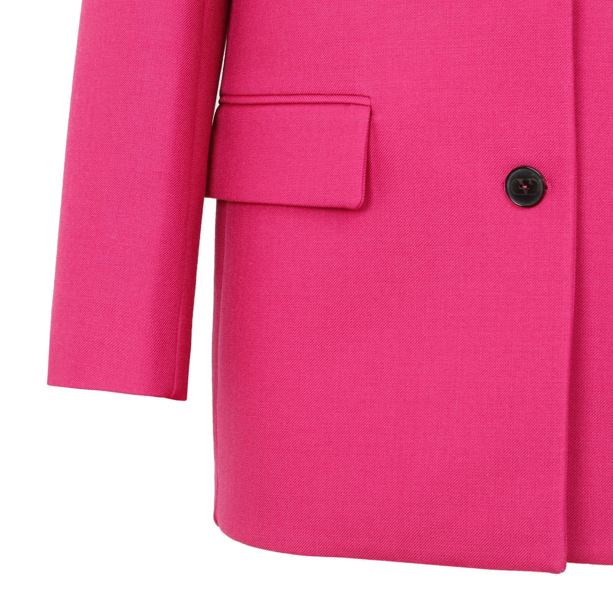 Valentino Single Breasted Straight Hem Blazer