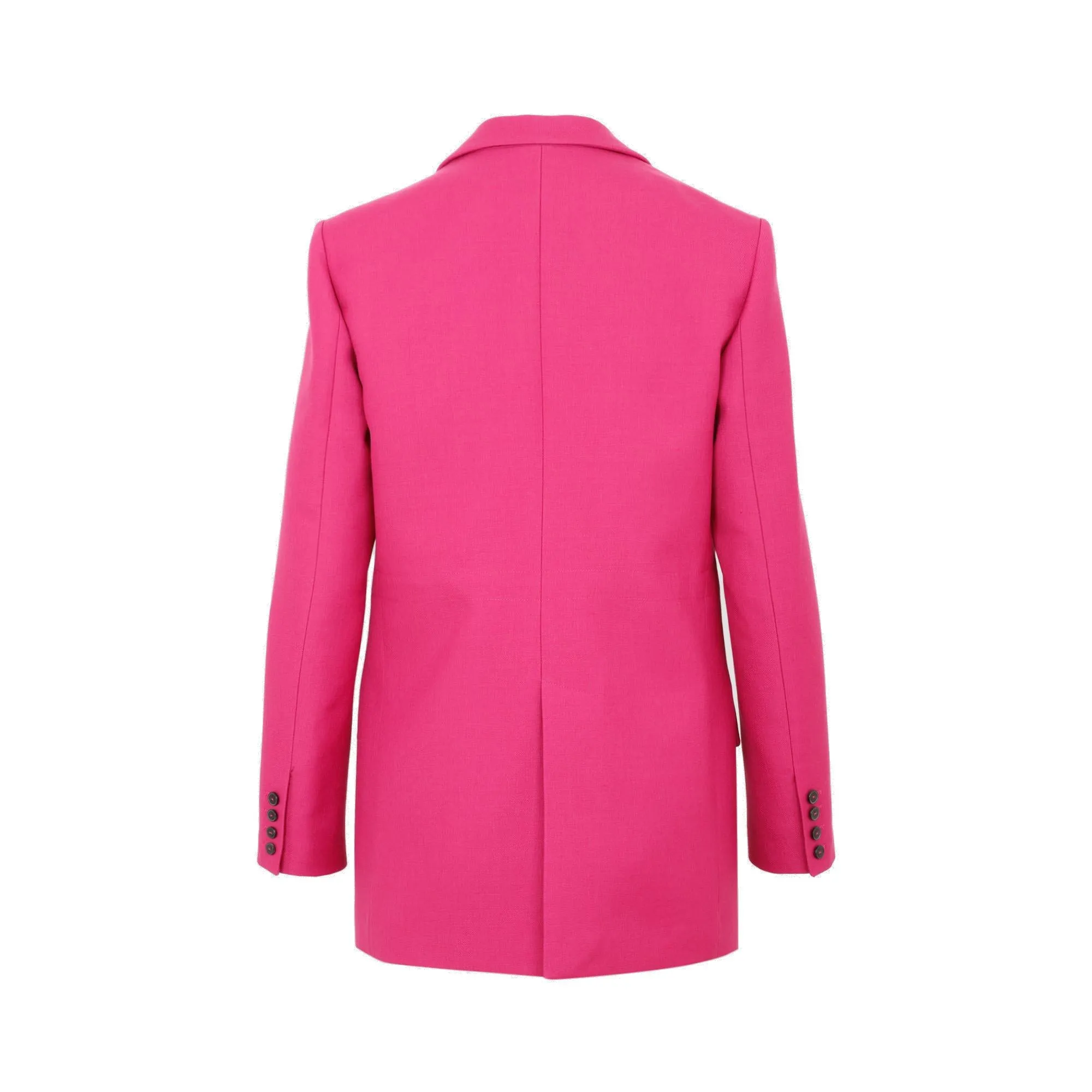 Valentino Single Breasted Straight Hem Blazer