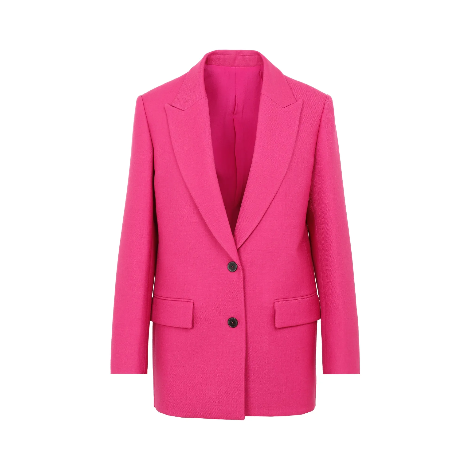 Valentino Single Breasted Straight Hem Blazer