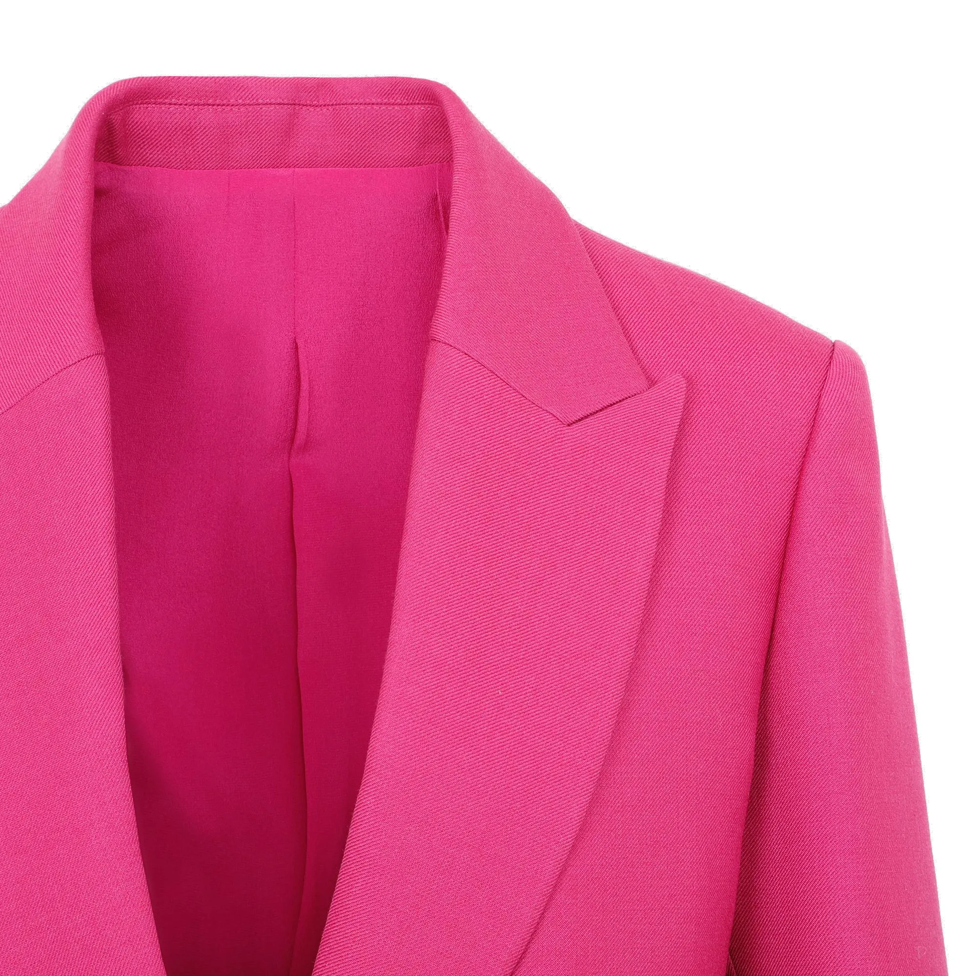 Valentino Single Breasted Straight Hem Blazer