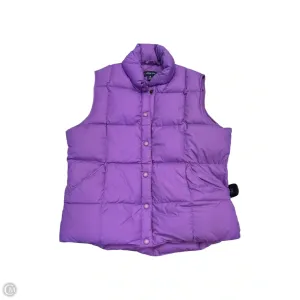 Vest Puffer & Quilted By Lands End In Purple, Size: M