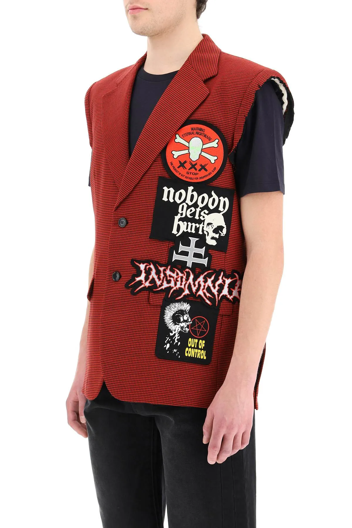 Vetements Metal Patch Single-Breasted Gilet
