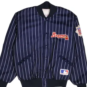 VINTAGE MLB ATLANTA BRAVES VARSITY JACKET SIZE LARGE MADE IN USA