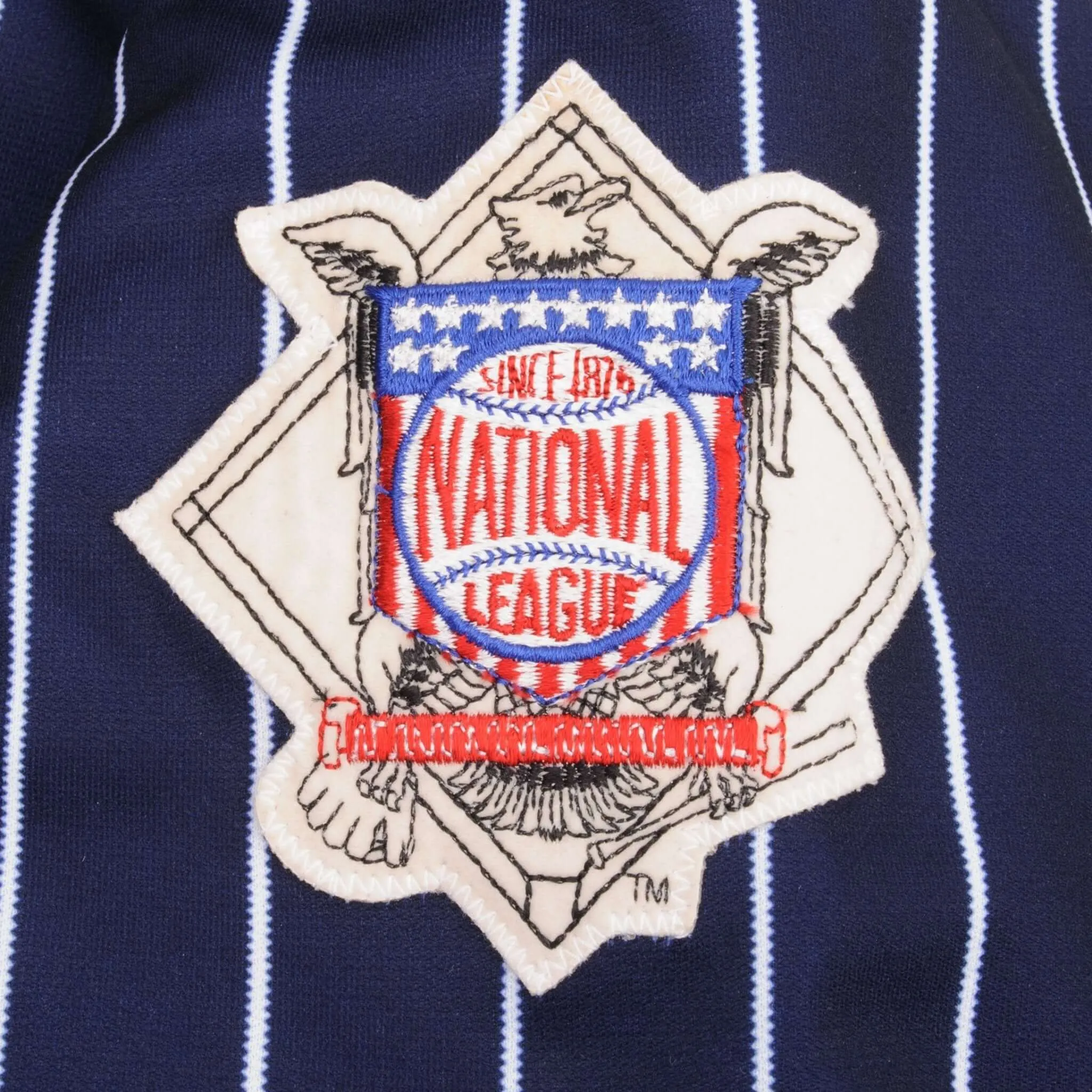 VINTAGE MLB ATLANTA BRAVES VARSITY JACKET SIZE LARGE MADE IN USA