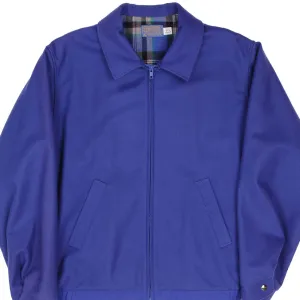 VINTAGE PENDLETON WOOLEN MILLS BLUE JACKET 1970S SIZE XL MADE IN USA