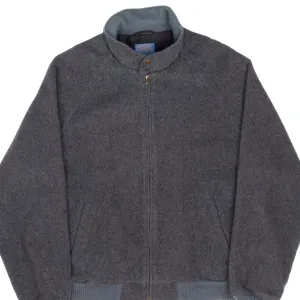 VINTAGE PENDLETON WOOLEN MILLS GREY JACKET 1980S XL MADE IN USA