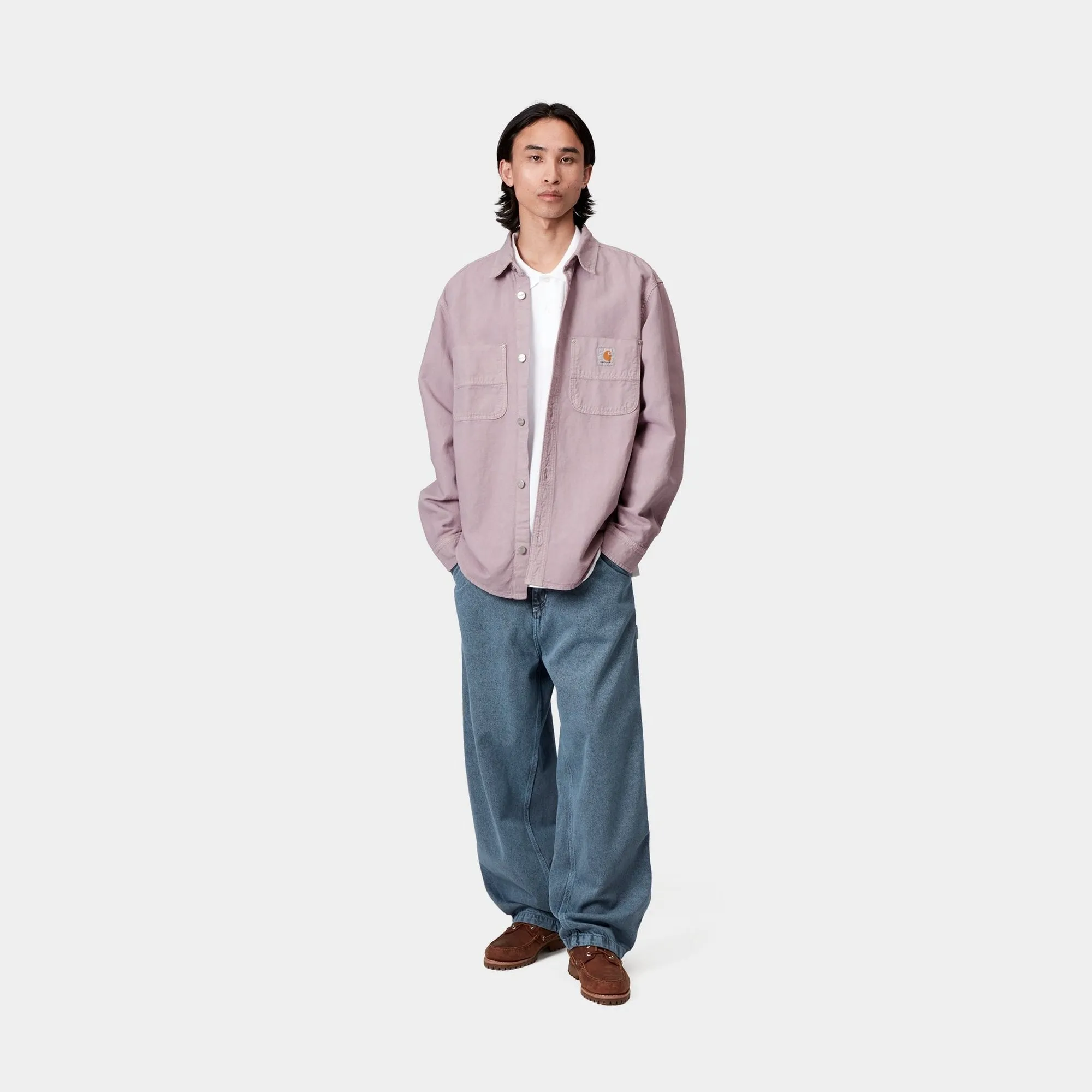 Walter Shirt Jacket | Pink Fog