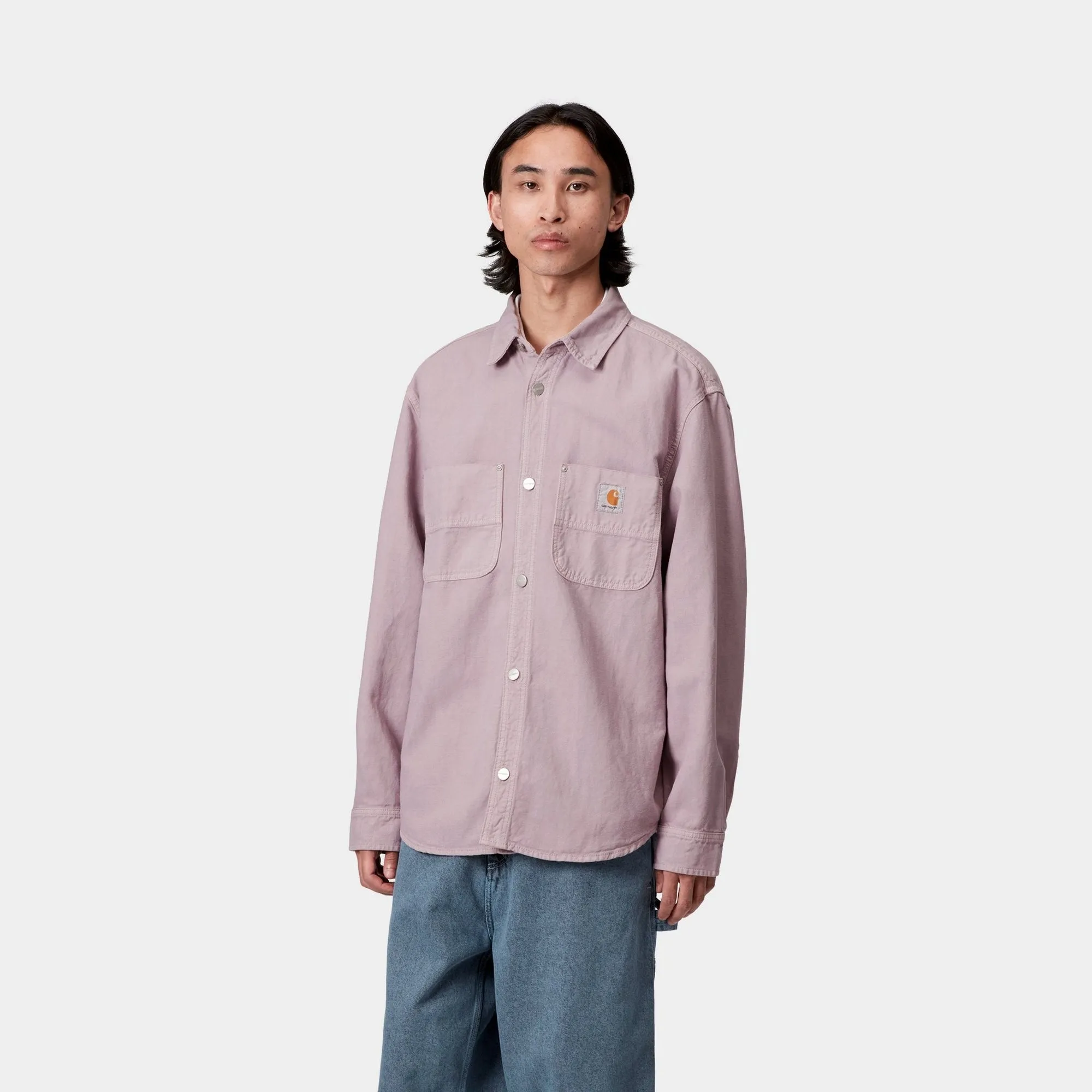 Walter Shirt Jacket | Pink Fog