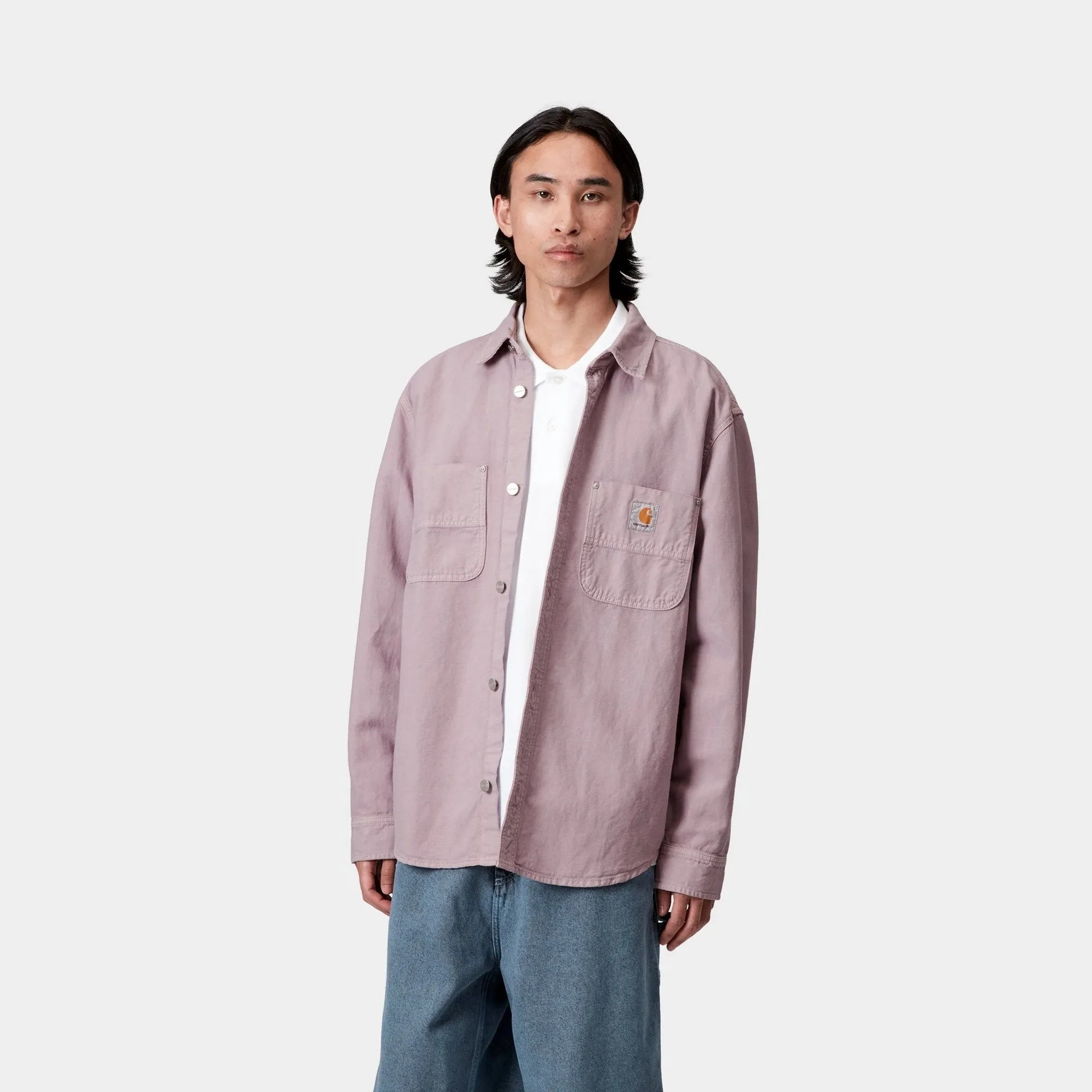 Walter Shirt Jacket | Pink Fog