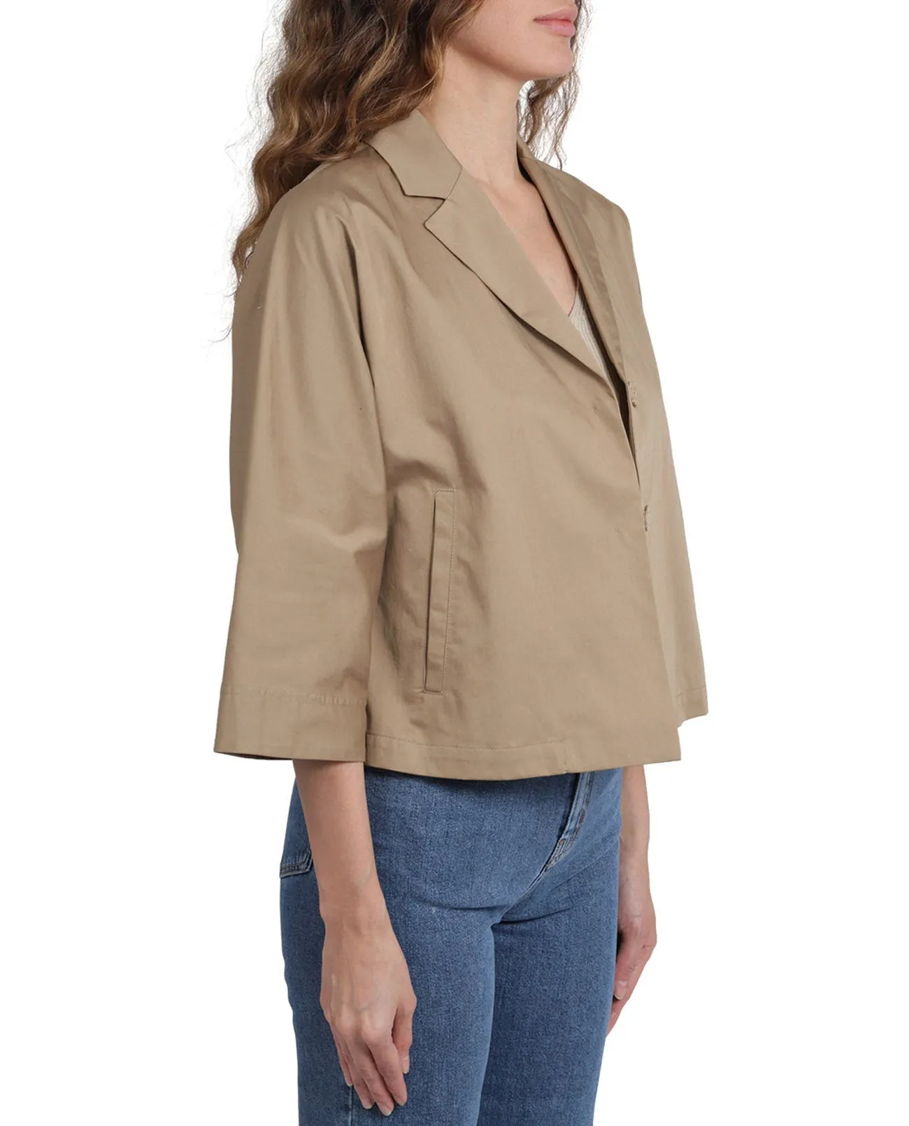 Weekend Max Mara Button-Up Cropped Jacket