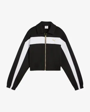 WMNS Relaxed Cropped Track Jacket Black