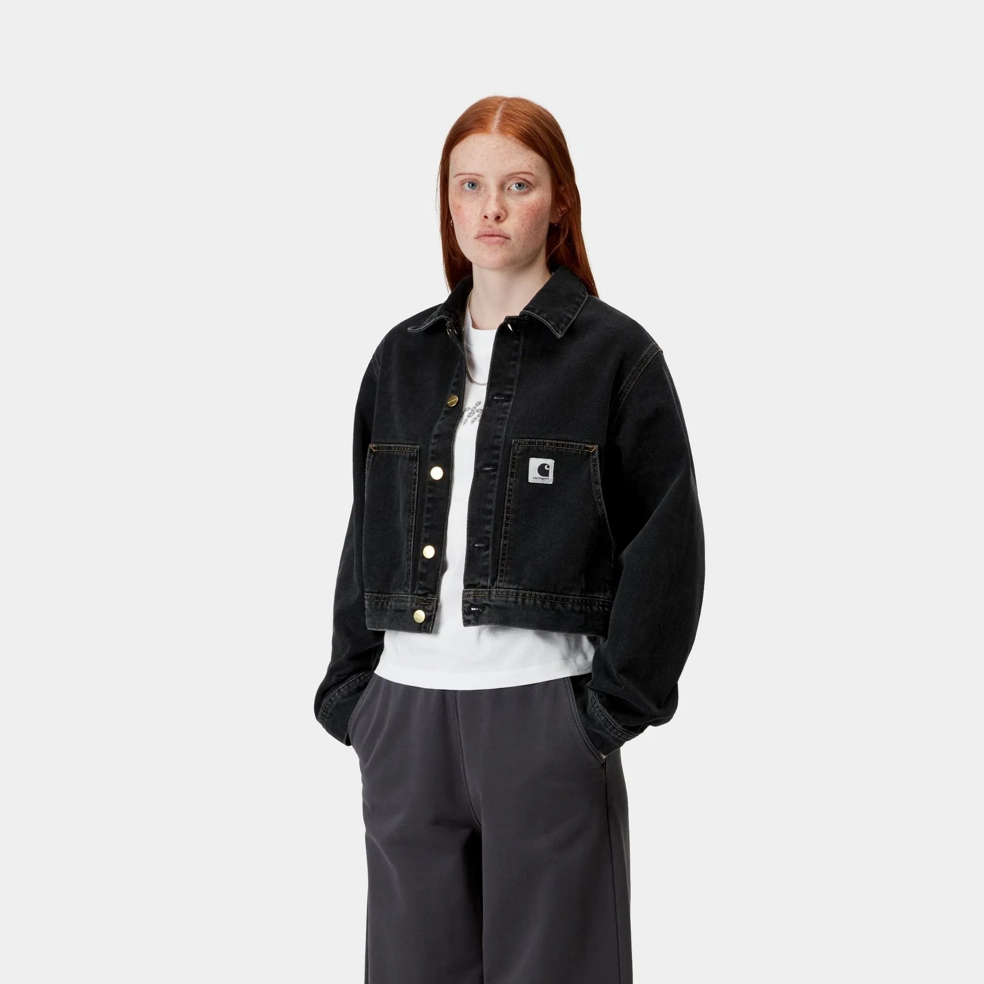Women’s Arca Jacket | Black (stone washed)