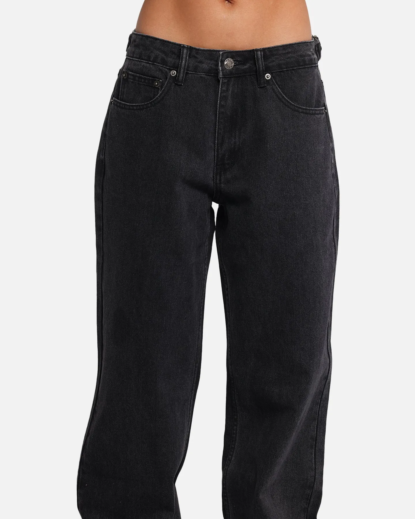 XXIII Women's Baggy Jeans Washed Black