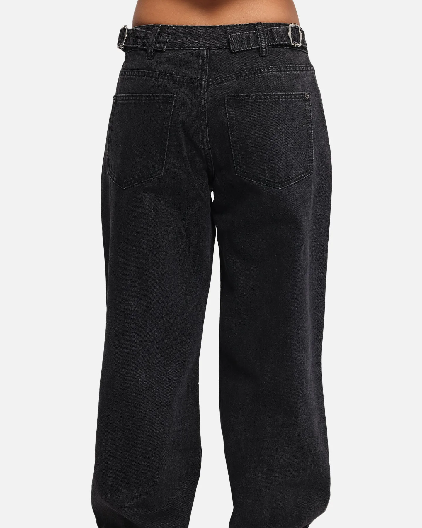 XXIII Women's Baggy Jeans Washed Black