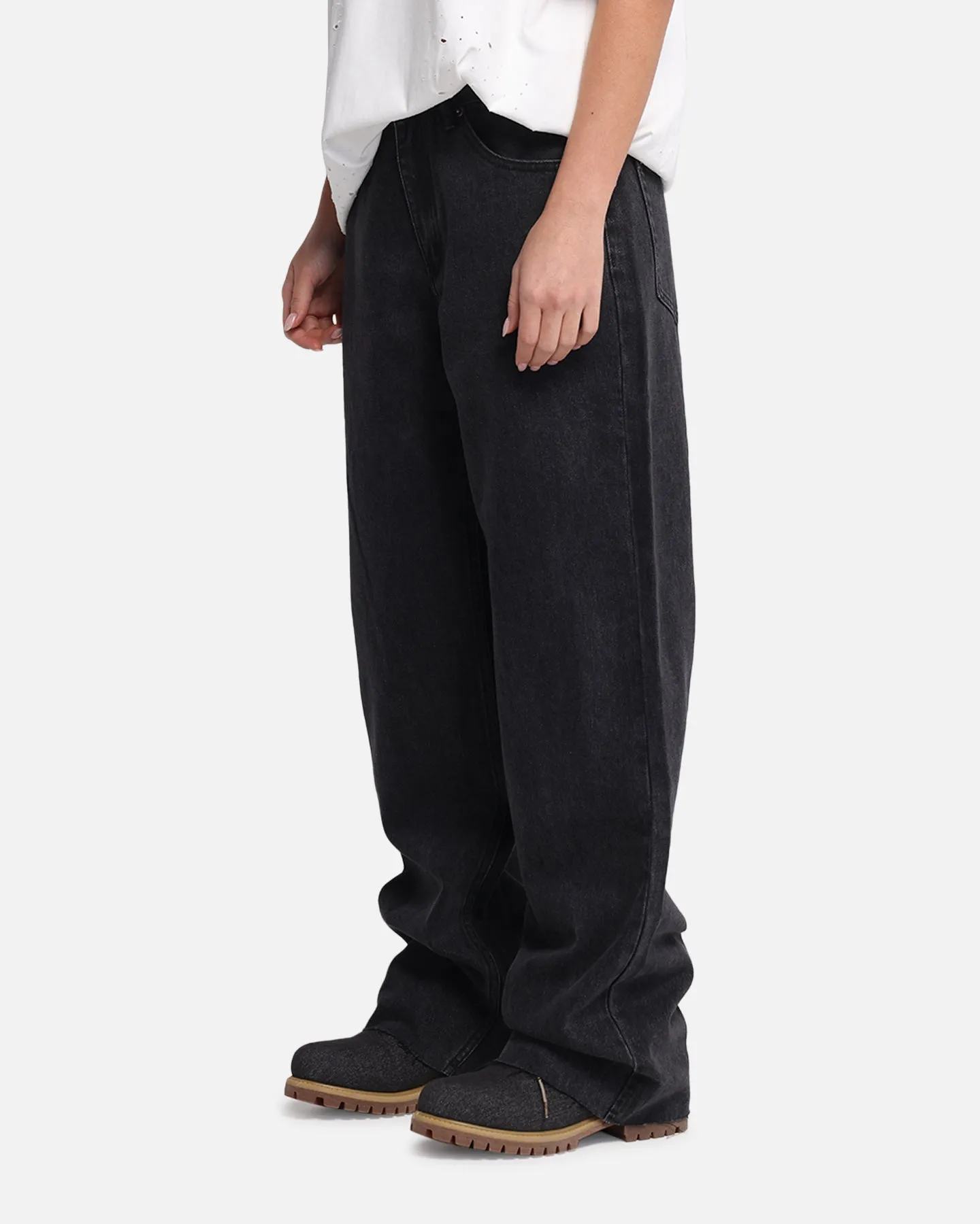 XXIII Women's Baggy Jeans Washed Black