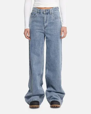 XXIII Women's Wide Leg Jeans Blue Denim