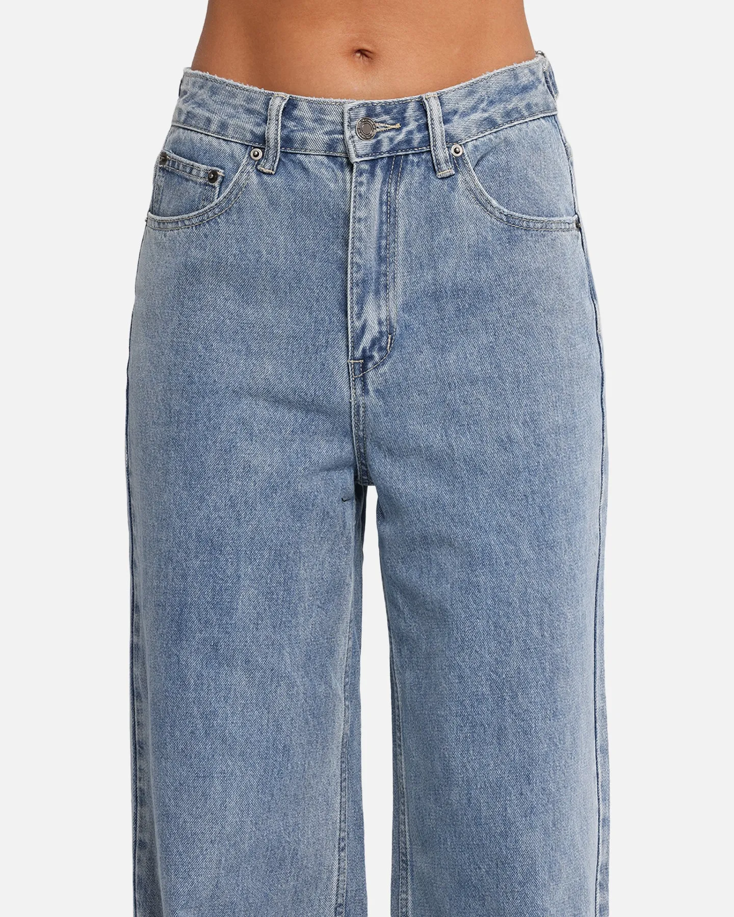 XXIII Women's Wide Leg Jeans Blue Denim